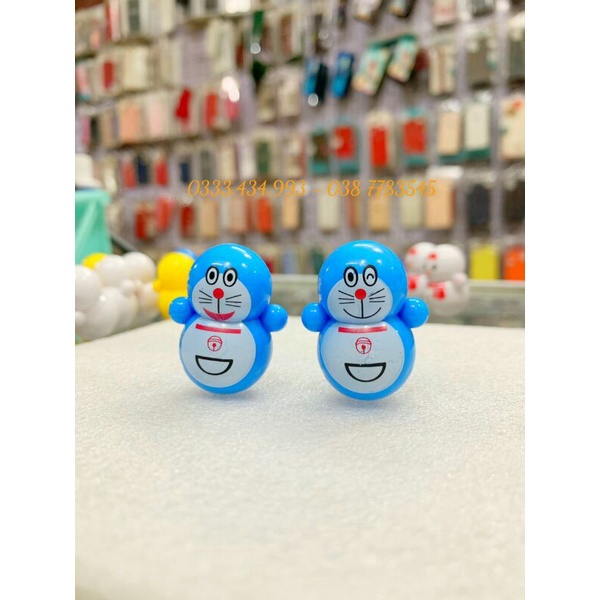 Đồ chơi lật đật mini DOREMON - PIKACHU - NGƯỜI TUYẾT dễ thương ý nghĩa cho bé, trưng bày trên ô tô, bàn làm việc,bàn học