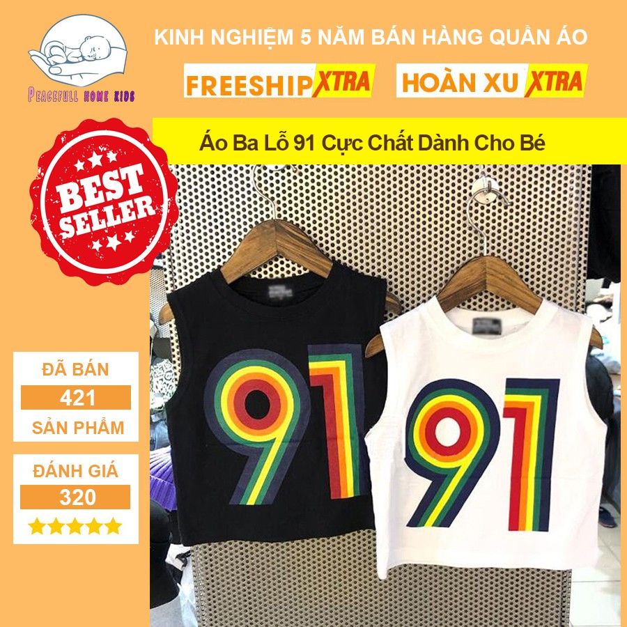 Áo Phông Cho Bé 91 Mùa Hè Thoáng Mát - Peacefull - A091