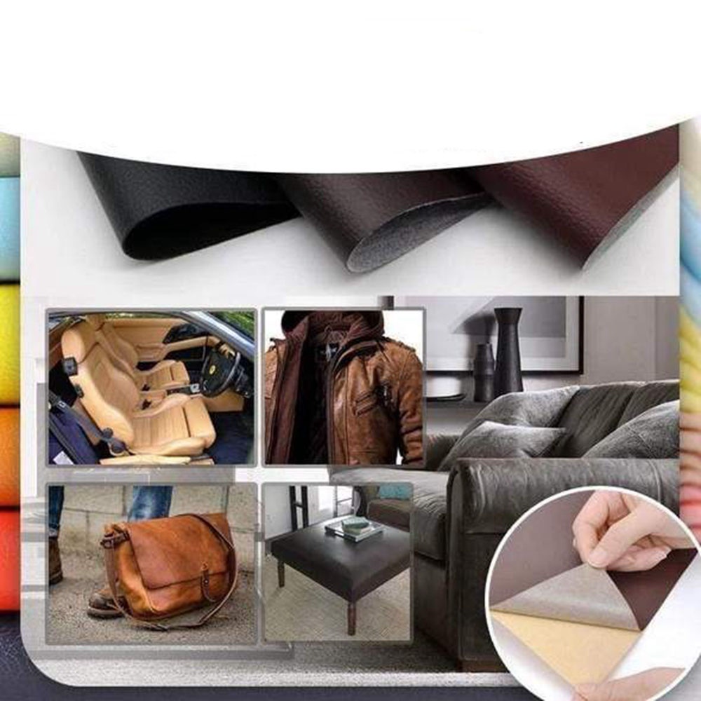 Miếng Dán Da PU Tự Dính Sửa Chữa Quần Áo/Ghế sofa Hình Chữ Nhật