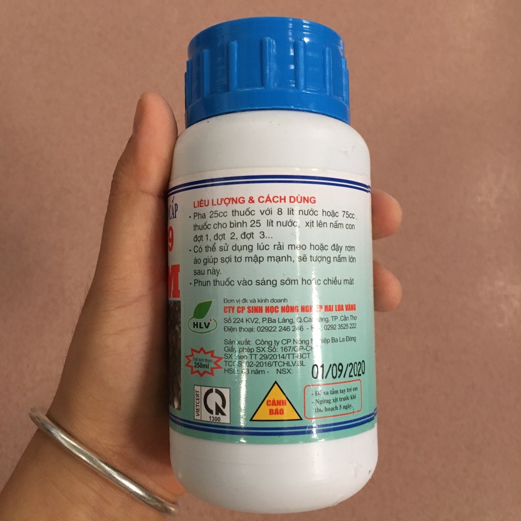 Dinh dưỡng 789 giúp to nấm rơm 8 Nha - Kích thích nấm to, không bị dộp