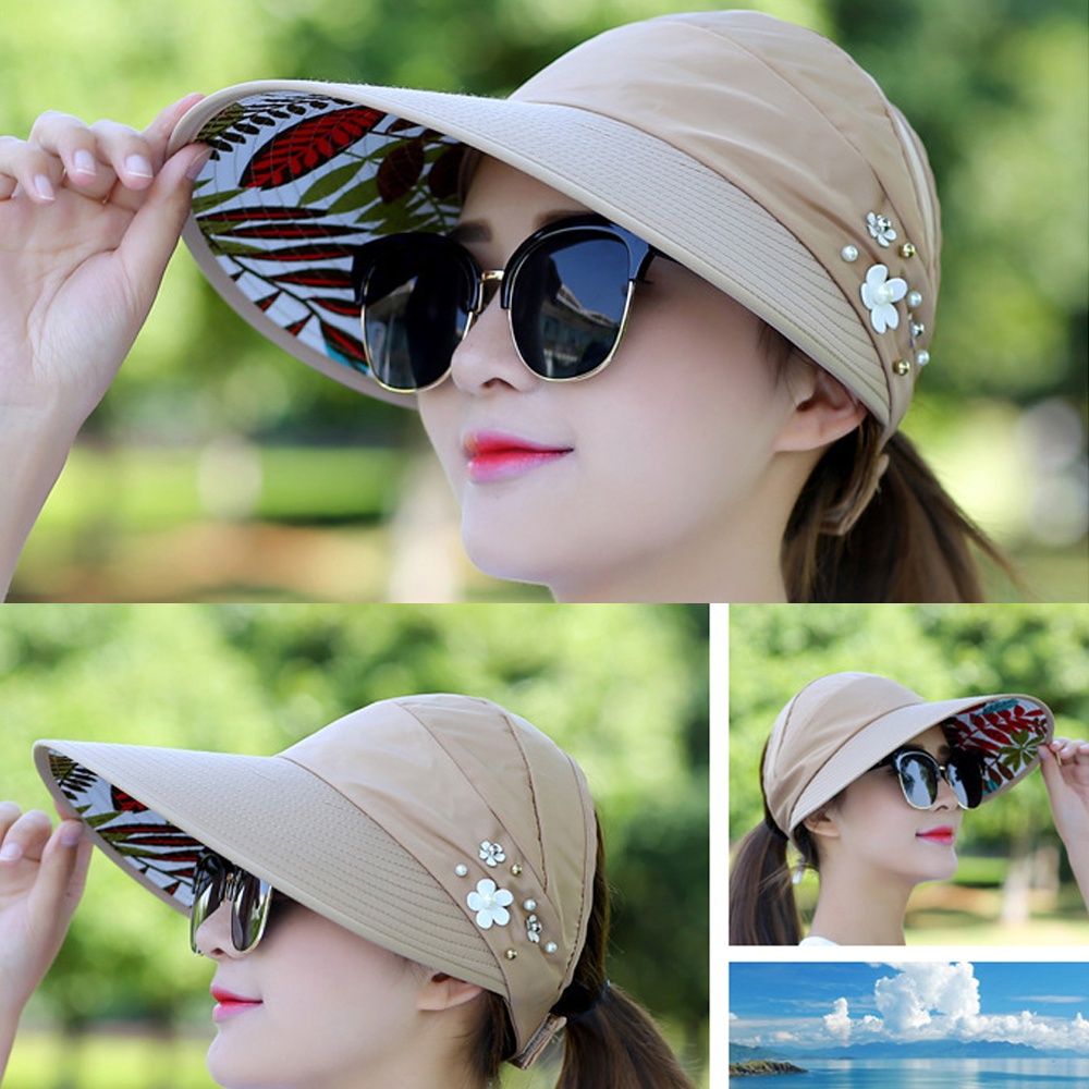 Nón rộng vành chống nắng / tia uv nhiều màu thời trang mùa hè cho nữ