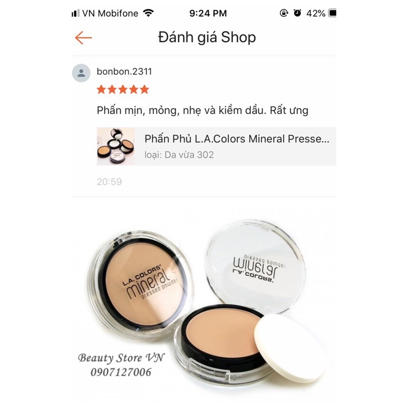 [FREESHIP] Phấn Phủ Khoáng Kiềm Dầu Dupe MAC Siêu Mịn LA COLORS