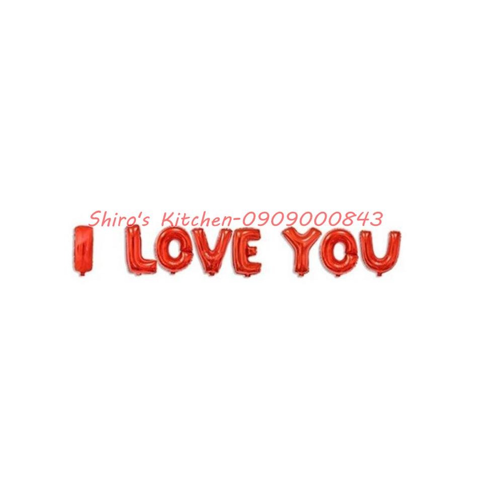 Bong bóng I LOVE YOU