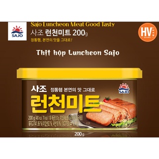 [Giá Tốt] Thịt Hộp Luncheon Sajo Hàn Quốc 200g. Chế Biến Nhiều Món ngon