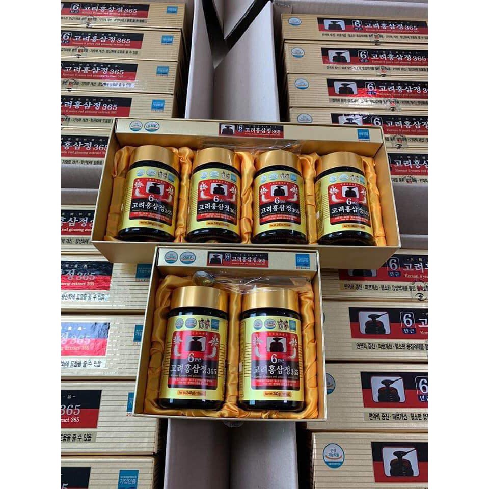 [Mã GROSALE2703 giảm 8% đơn 250K] Cao Hồng Sâm 365 Hàn Quốc Korean 6 years Red Ginseng Extract Royal, Hộp 2 lọ