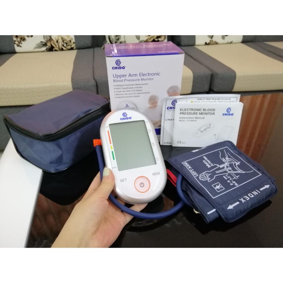 Máy đo huyết áp điện tử bắp tay Chido chính hãng công nghệ nhật bản. BH chính hãng 24 tháng