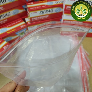 Túi Zipper Chỉ Đỏ - Túi Zipbag Ringo Quart, đựng thực phẩm, chắc chắn, an toàn cho sức khỏe l Kho thảo mộc thiên nhiên
