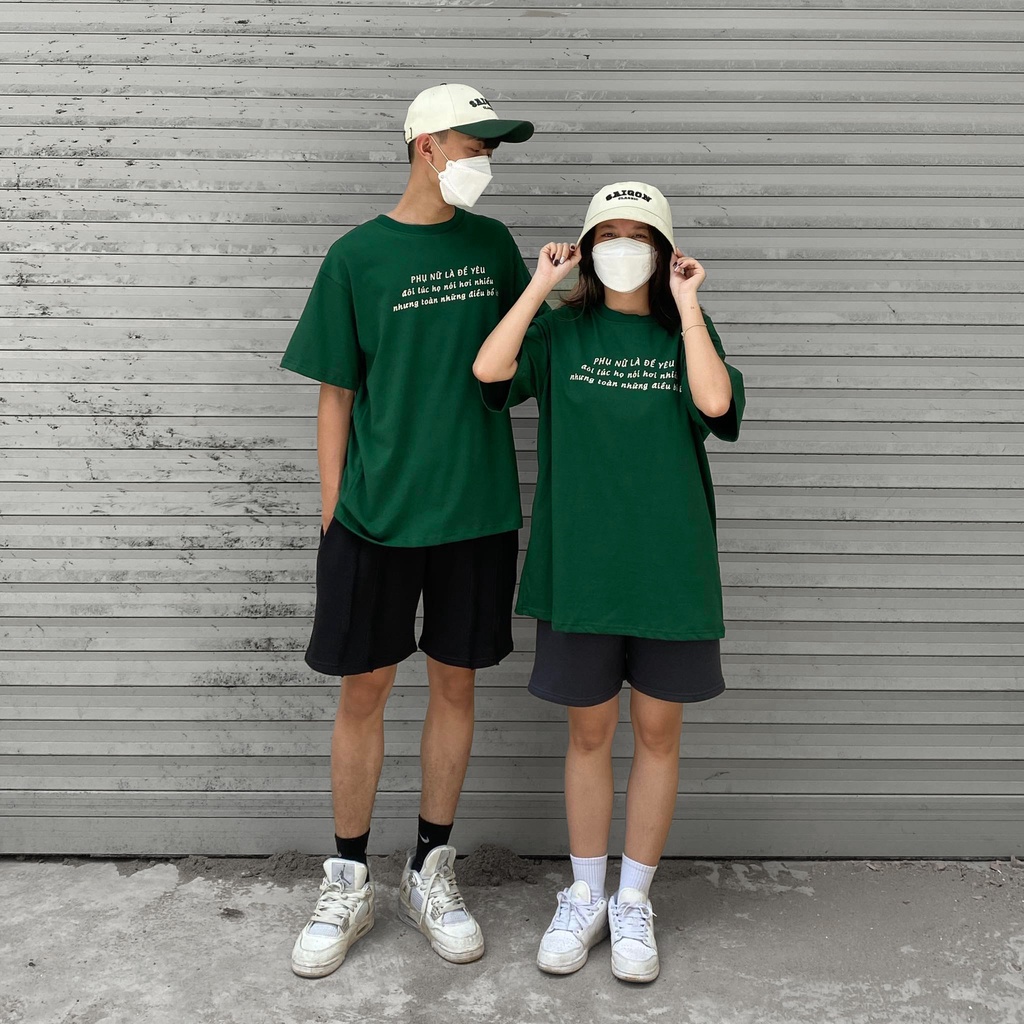 ÁO THUN FF FORM RỘNG 280 GSM YÊU PHỤ NỮ TEE