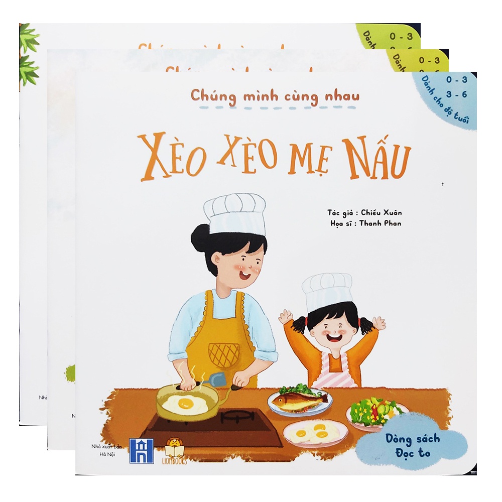 Sách - Chúng mình cùng nhau - Bộ 3 cuốn sách kĩ năng cho thiếu nhi Lionbooks