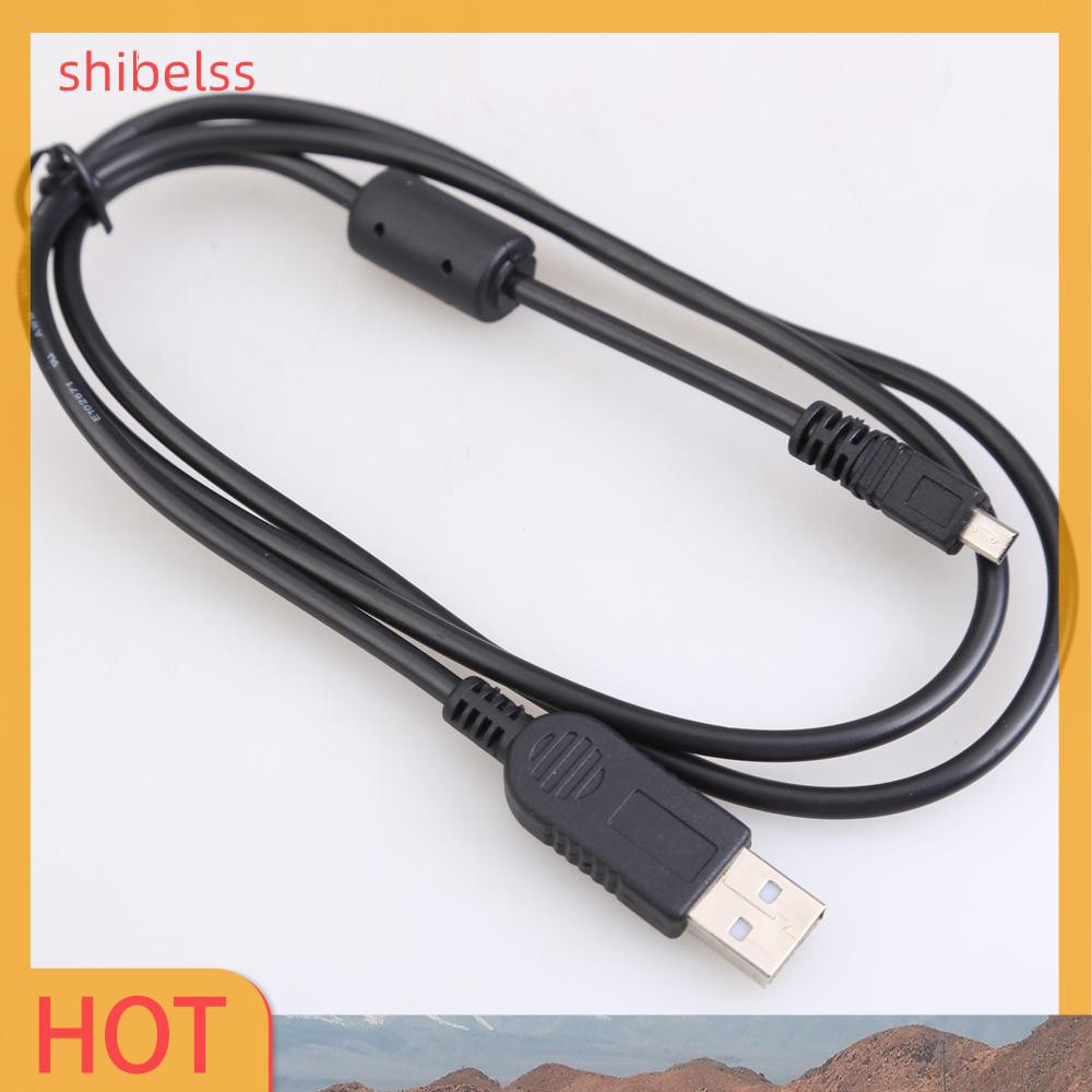 （ʚshibelss）1M 8 Pin USB Data Cable for Nikon Olympus Pentax Sony Panasonic Sanyo 