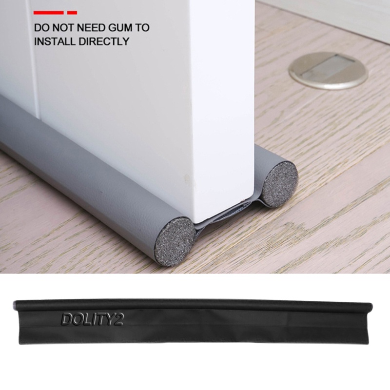[Dolity2] Dải Xốp Dán Dưới Đáy Cửa Cách Âm An Toàn Màu Xám