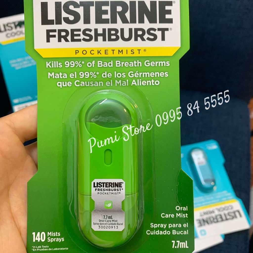 Xịt thơm miệng Listerine FreshBurst