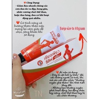 Gel nóng xoa bóp siang pure relief - thái lan túyp 60g