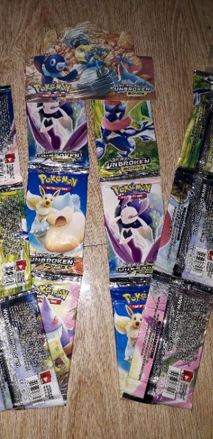 Sét 96 thẻ bài Pokemon_Bonds tiếng Anh bằng giấy óng ánh