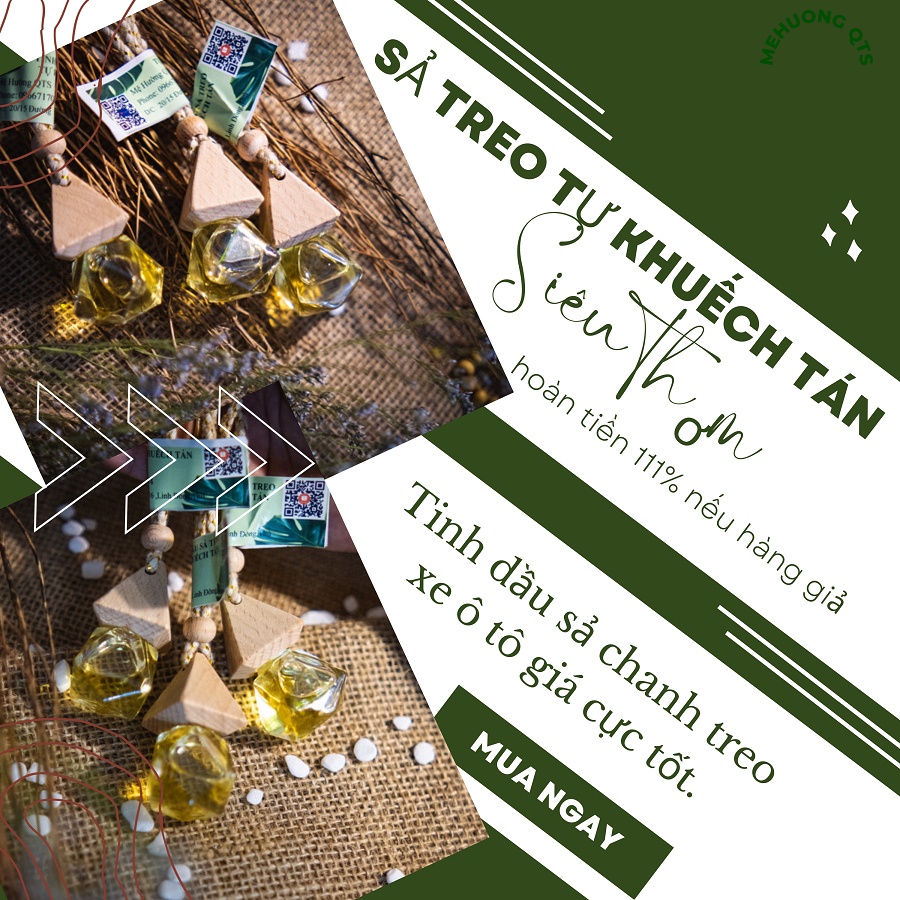 Tinh dầu sả Java nguyên chất nhà nấu đuổi muỗi,đuổi ruồi, côn trùng khử mùi Mệ Hường Quảng Trị 10ml, 50ml