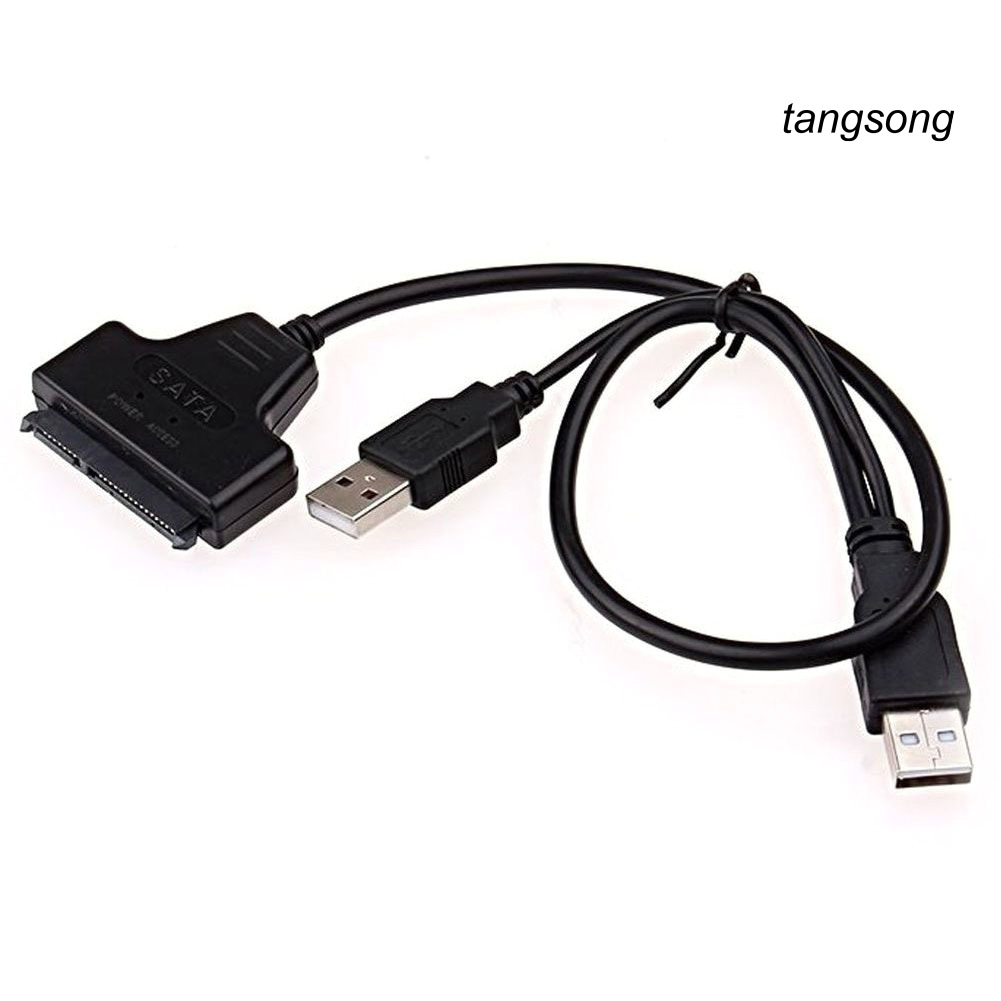 Dây Cáp Chuyển Đổi Ổ Đĩa Cứng 7 + 15 Pin Sata Sang Usb 2.0 Cho 2.5 Inch Hdd Laptop