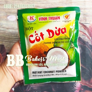 Bột cốt dừa vàng vĩnh thuận - gói 50gr