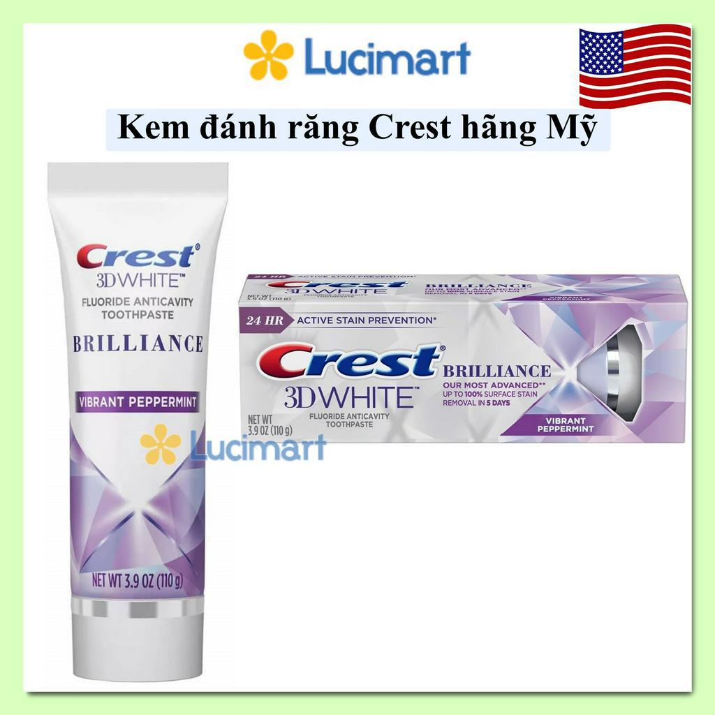Kem đánh răng Crest 3D White Brilliance