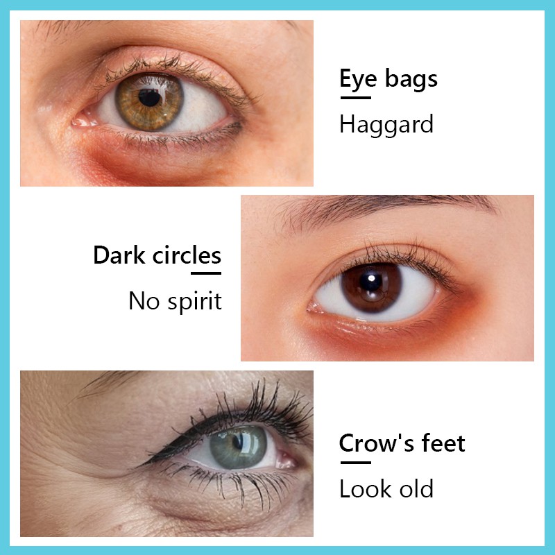 Mặt nạ mắt Hyaluronic Acid Eye Serum Vibrant Glamour phục hồi da làm mờ nếp nhăn xóa quầng thâm 15ml
