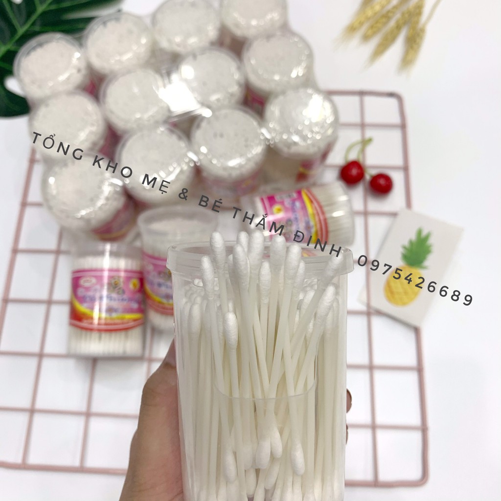 Set tăm bông cho trẻ sơ sinh lốc 12 hộp