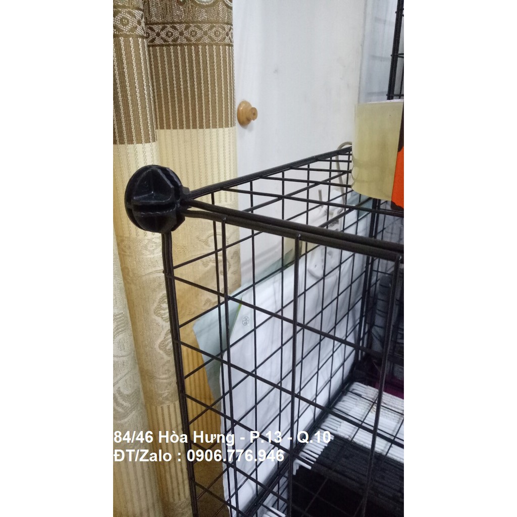 LƯỚI SẮT SƠN TĨNH ĐIỆN ĐEN CHỐNG GỈ SÉT - 35*45CM - LẮP RÁP ĐA NĂNG LÀM KỆ SÁCH - KỆ TRANG TRÍ - CHUỒNG QUÂY THÚ CƯNG