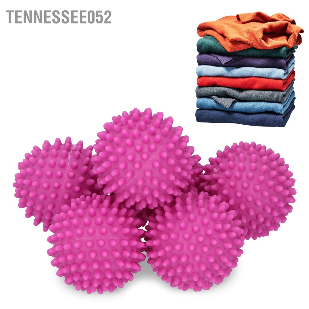 Tennessee052 12 Cái Bóng Giặt Có Thể Tái Sử Dụng Đồ Cụ Gia Màu Đỏ Hồng