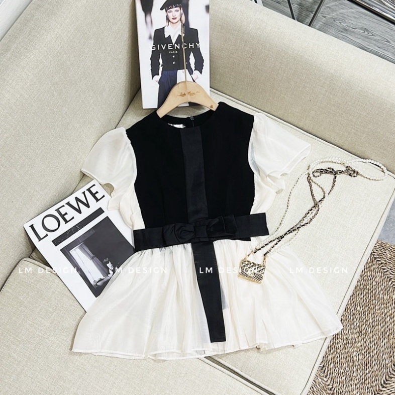 ÁO PEPLUM BABY DOLL TAY BỒNG TIỂU THƯ