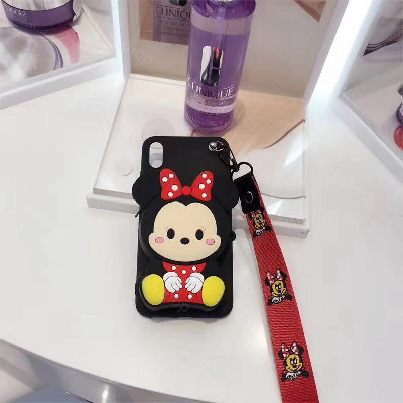 Casing Samsung Galaxy J3 J7 2015 2016 J3Pro J5Pro J7Pro Cartoon cute mickey minnie wallet phone case ốp lưng