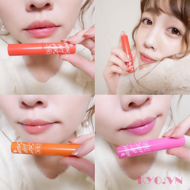 Son Dưỡng Môi DHC Không Màu Giảm Thâm Nhật Bản Lip Cream [AUTH]