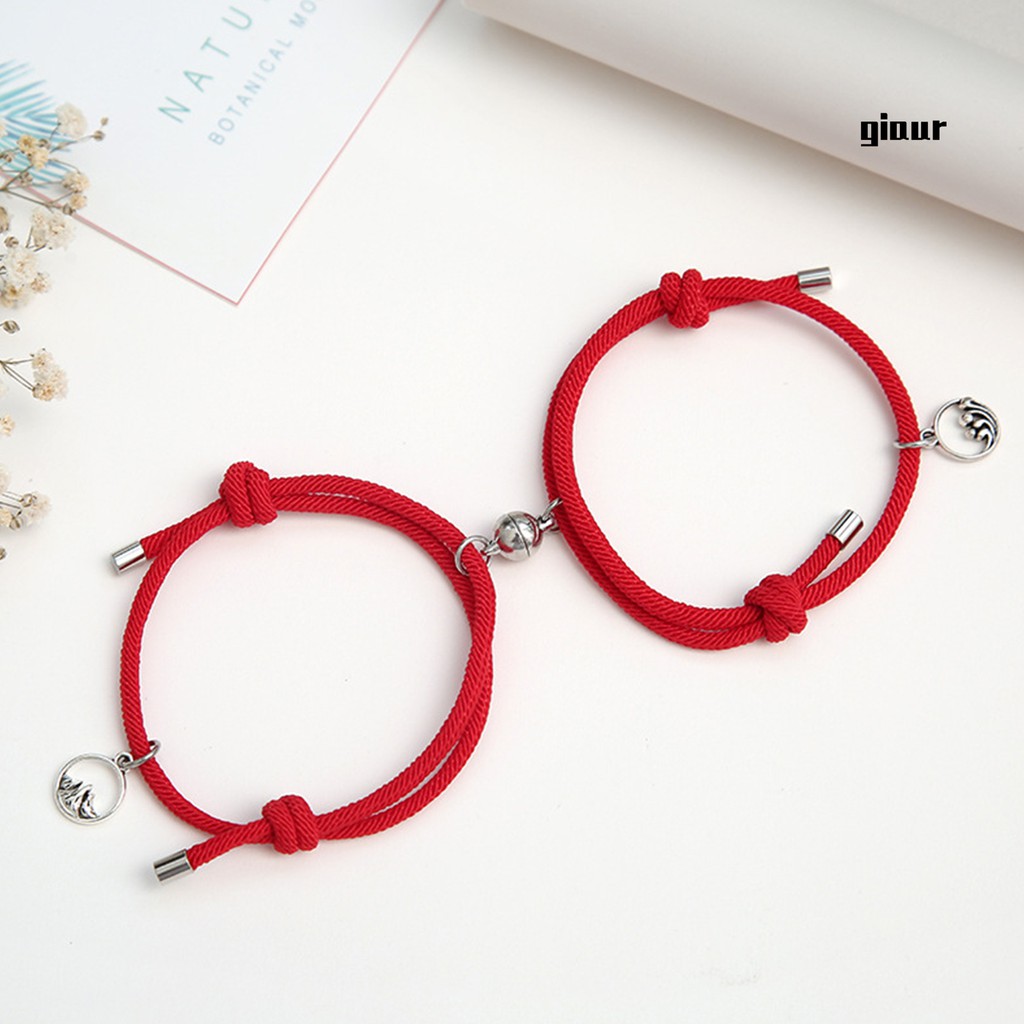 Set 2 Vòng Tay Bện Dây Cho Cặp Đôi