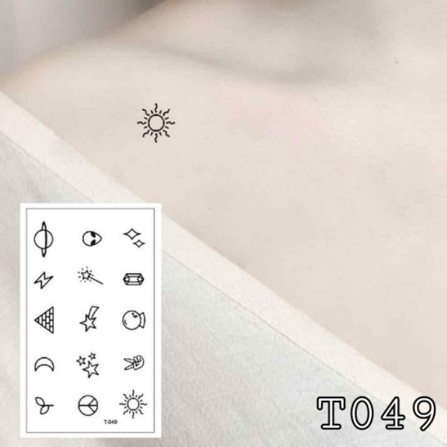 [Tổng hợp] Hình xăm dán tatoo nhiều mẫu t033 đến t071. BOSS TATTOO
