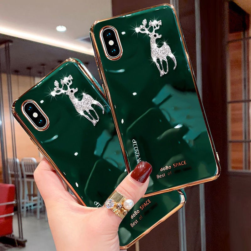 Ốp điện thoại silicon mạ điện chống rơi cho Iphone 6+ 6s+ 7 8 + X Xs Xr Xs Max 11 11 pro 11 promax 12 12 pro 12promax