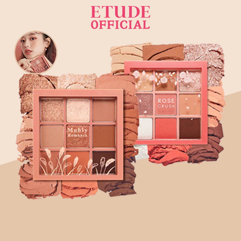 Bảng Phấn Mắt 9 ô tông MLBB dùng hàng ngày Etude Play Color Eyes Trang Điểm Nhiều Phong Cách