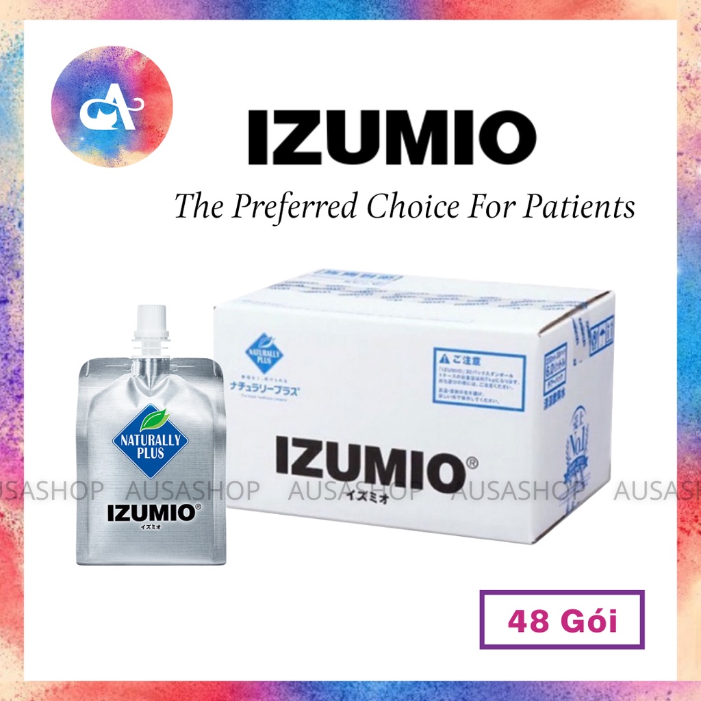 Thùng 48 Gói Nước Hydro IZUMIO - Nhập Khẩu Chính Hãng