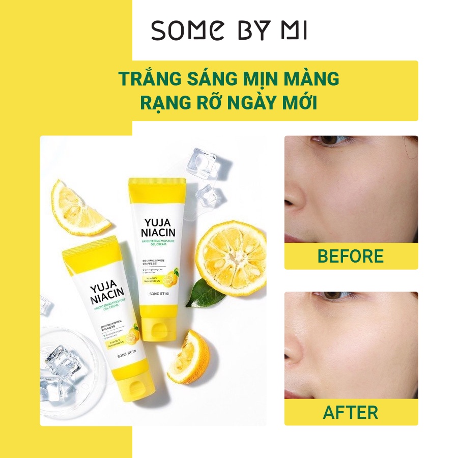 [Mã BMTTC60K giảm đến 60K đơn 50K] Kem Dưỡng Sáng Da Chiết Xuất Quả Thanh Yên SOMEBYMI Yuja Niacin 100ml