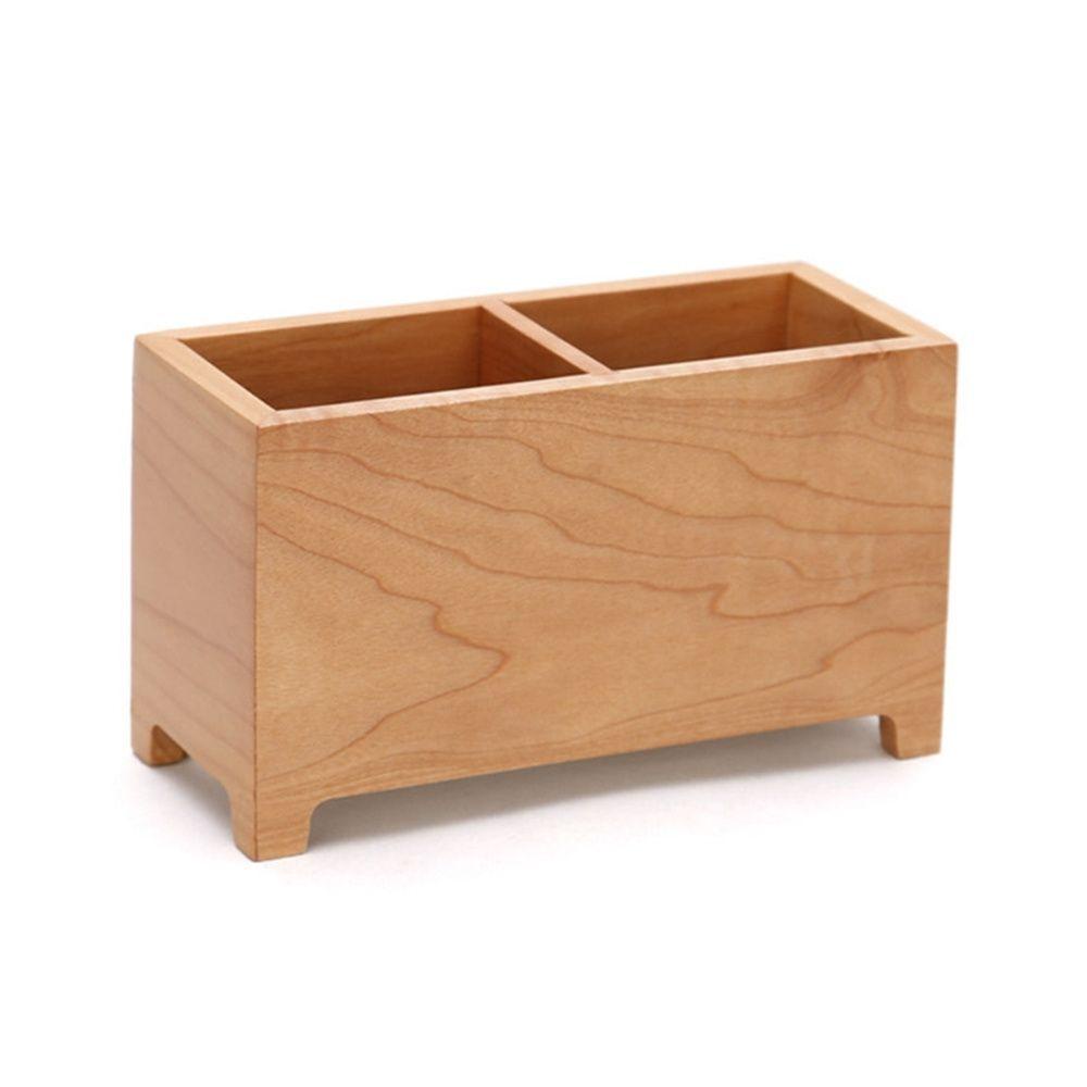 Giá Đỡ Bút / Trang Sức / Lịch Để Bàn Bằng Gỗ Tiện Dụng Cho Văn Phòng