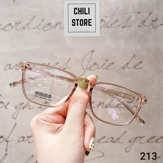 Kính Cận Thời Trang Chilistore Gọng Kính Cận Nam Nữ Mắt Vuông 213