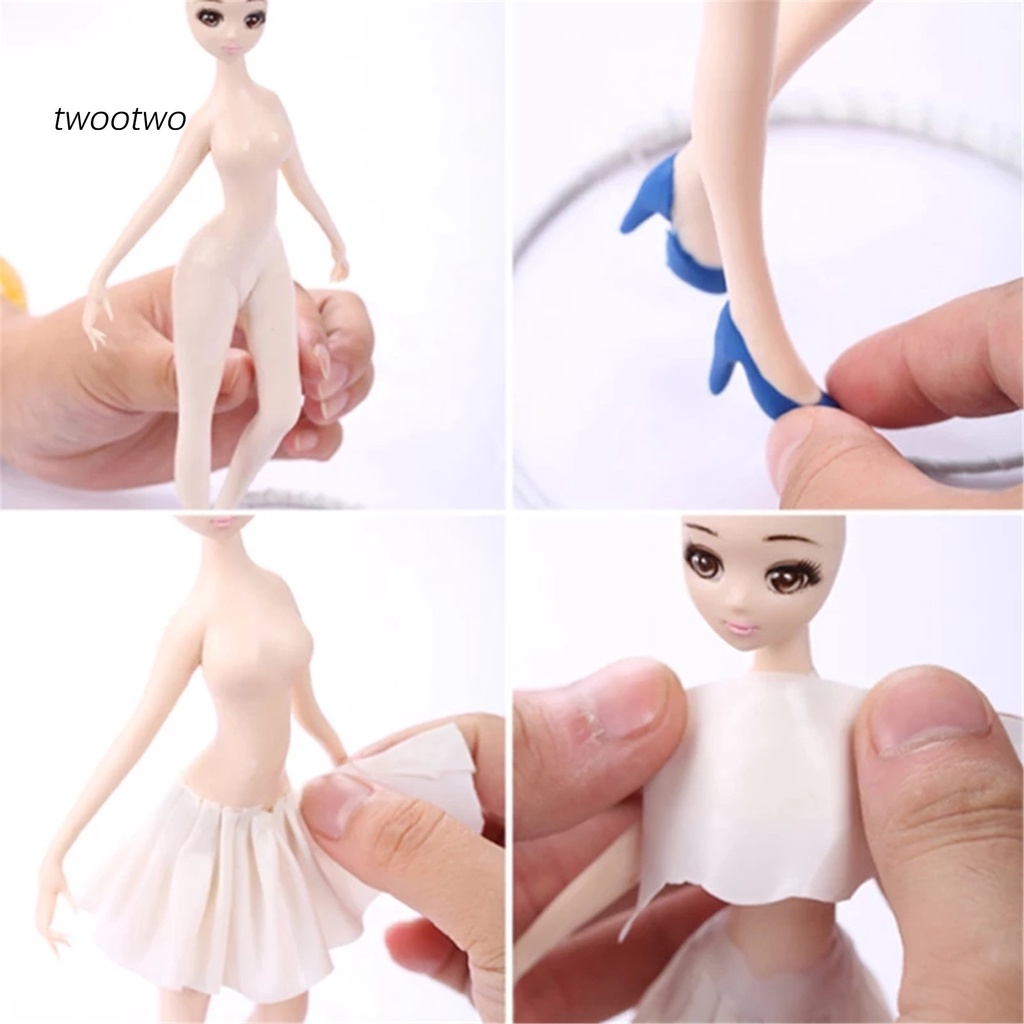 Khuôn Silicone Tạo Hình Đầu Búp Bê Độc Đáo Trang Trí Bánh Diy