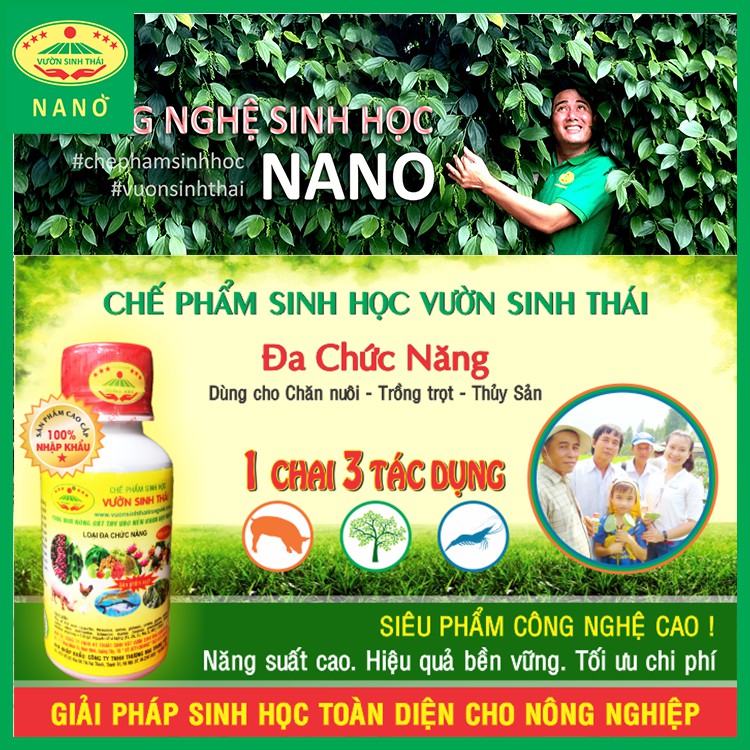 Chế phẩm sinh học Đa Chức Năng – VƯỜN SINH THÁI