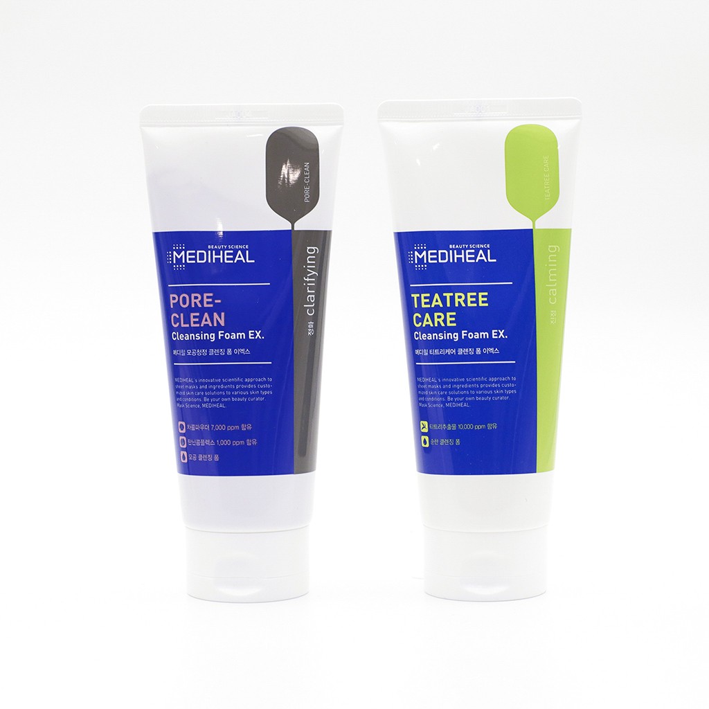 Sữa rửa mặt Mediheal H.D.P Pore Clean Charcoal Cleansing Foam than hoạt tính làm sạch da