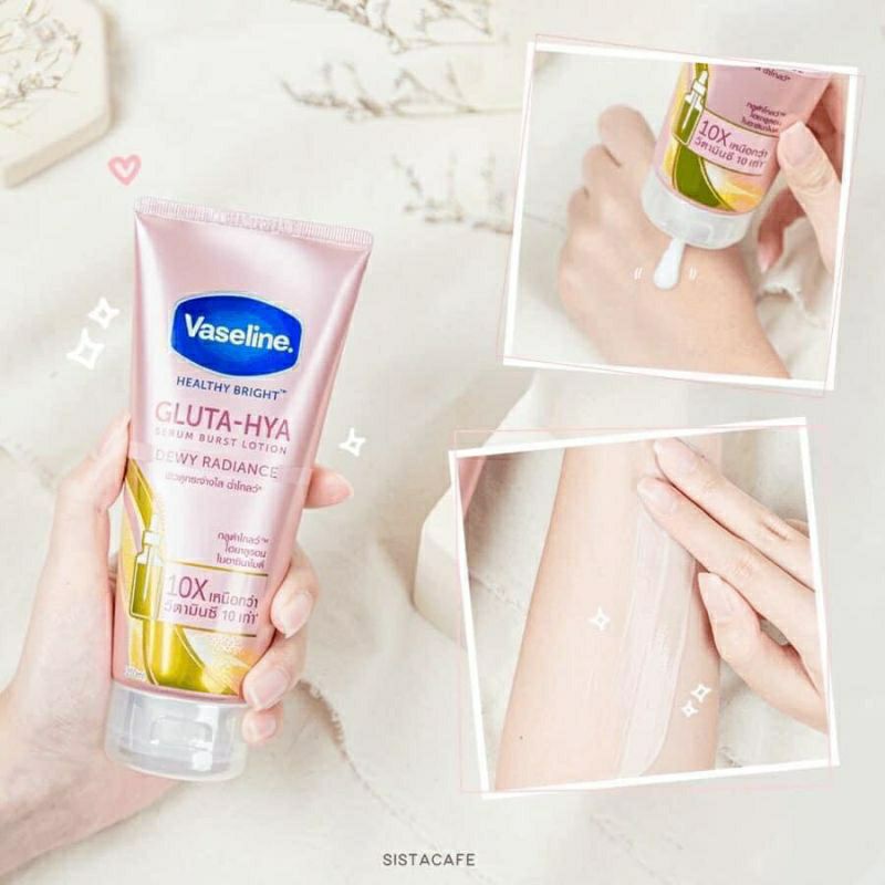 DƯỠNG THỂ TRĂNG DA VASELINE  GLUTA 10X 330ML