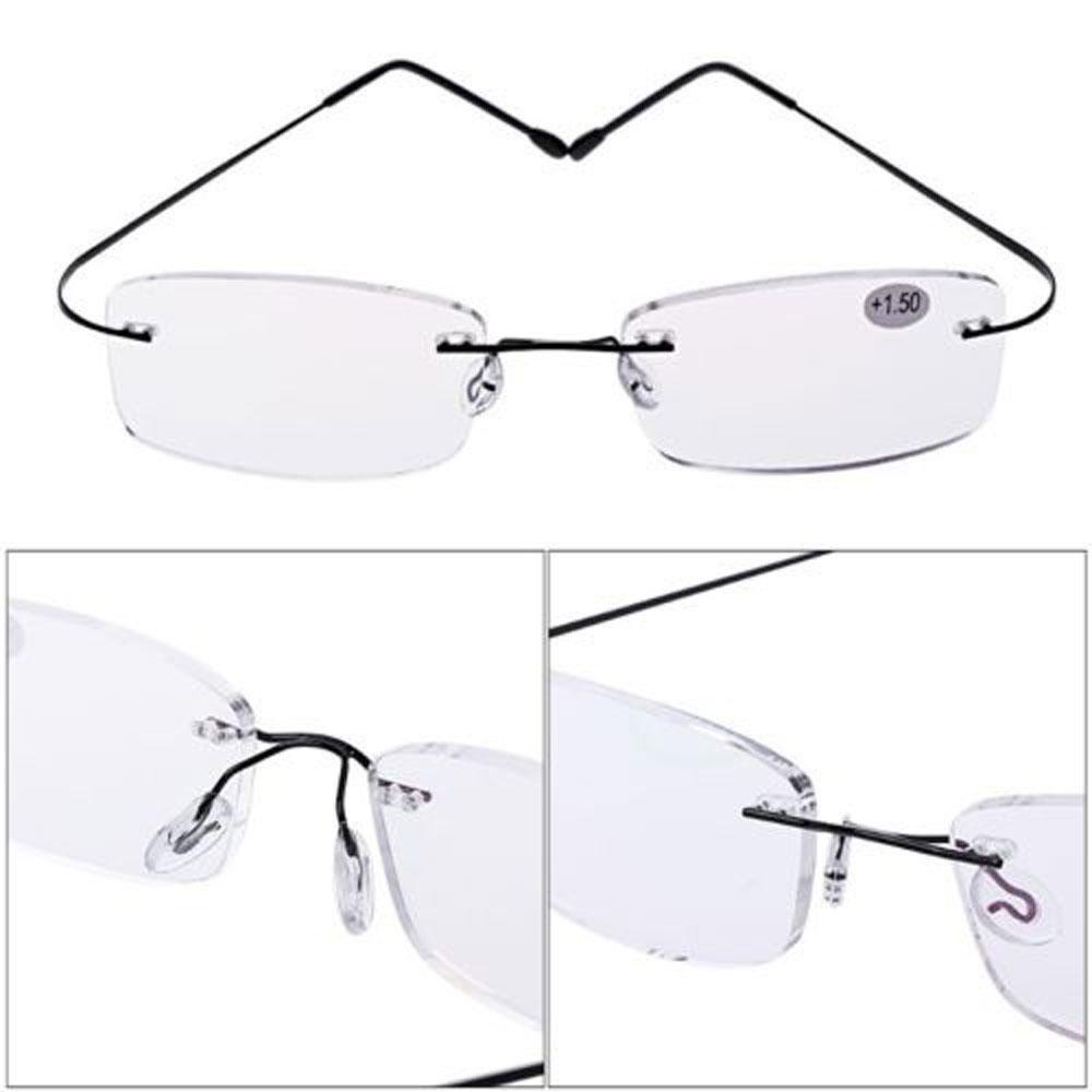 ROSE Kính Đọc Sách Unisex Bằng Titanium Siêu Nhẹ