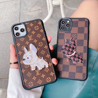 Ốp iphone hoạ tiết lv chó pug cao cấp full box