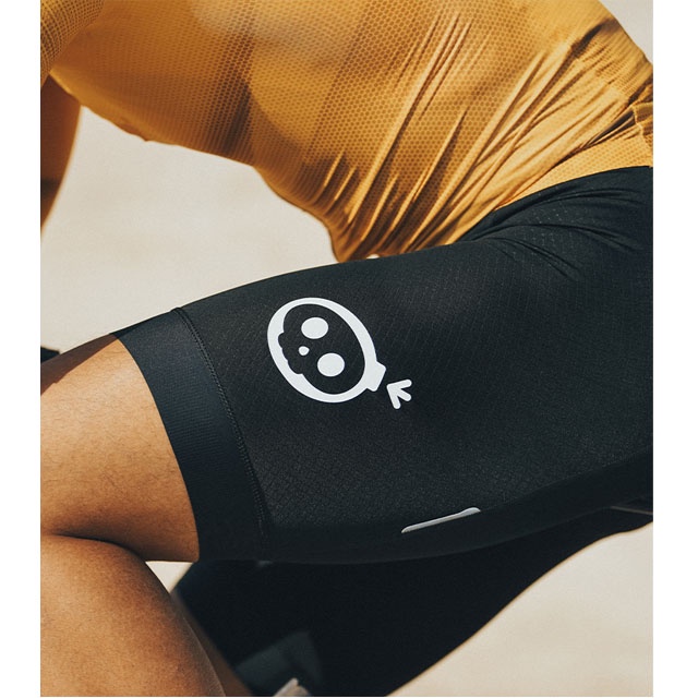 Monton Quần Short Yếm 20D Có Đệm Gel Hình Đầu Lâu Cho Nam Chạy Xe Đạp