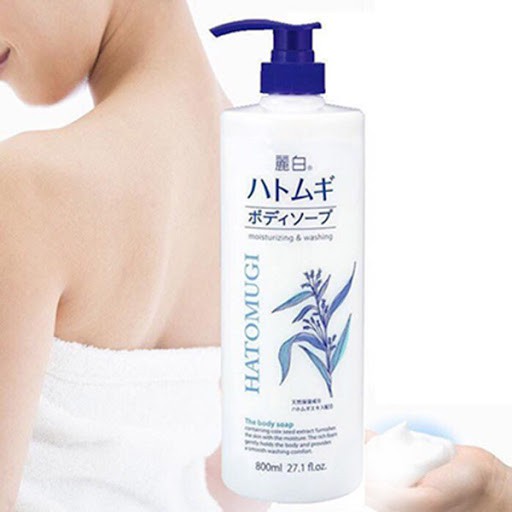 [ HÀNG AUTH] Sữa Tắm Hạt Ý Dĩ HATOMUGI Trắng Da Nội Địa Nhật 800ml | Sữa Tắm Dưỡng Ẩm Trắng Da Hatomugi | BigBuy360 - bigbuy360.vn