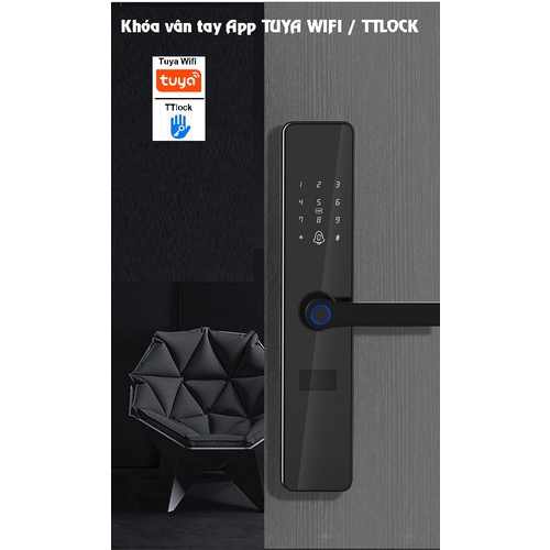 Khoá vân tay loại to 5 chấu App TUYA / TTLOCK King Guard KG-GT25