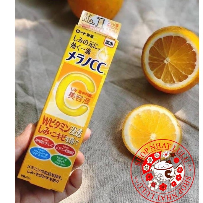  Serum Tinh chất Dưỡng sáng da mờ thâm nám Rohto Melano CC Moisture Cream Nhật bản