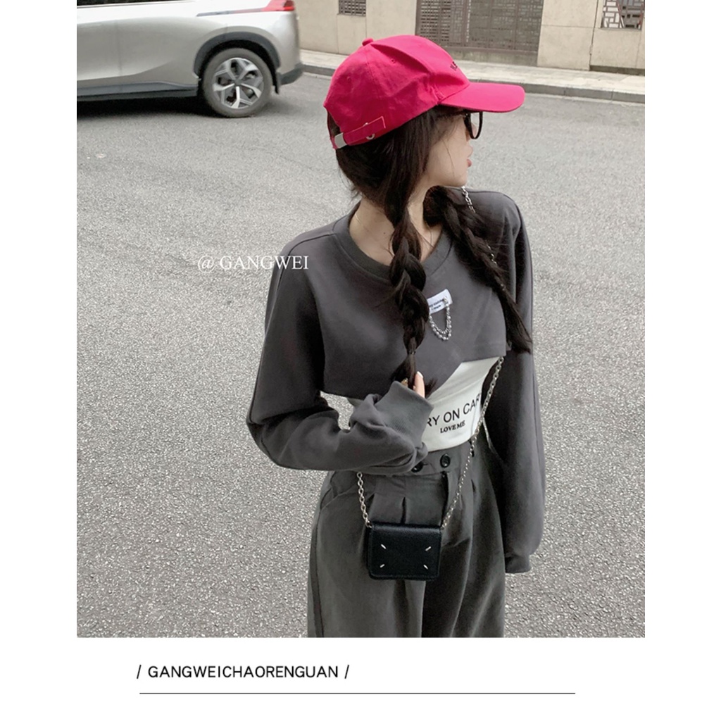 Áo Sweater In Chữ Thiết Kế Mới Thời Trang Mùa Thu Dành Cho Nữ