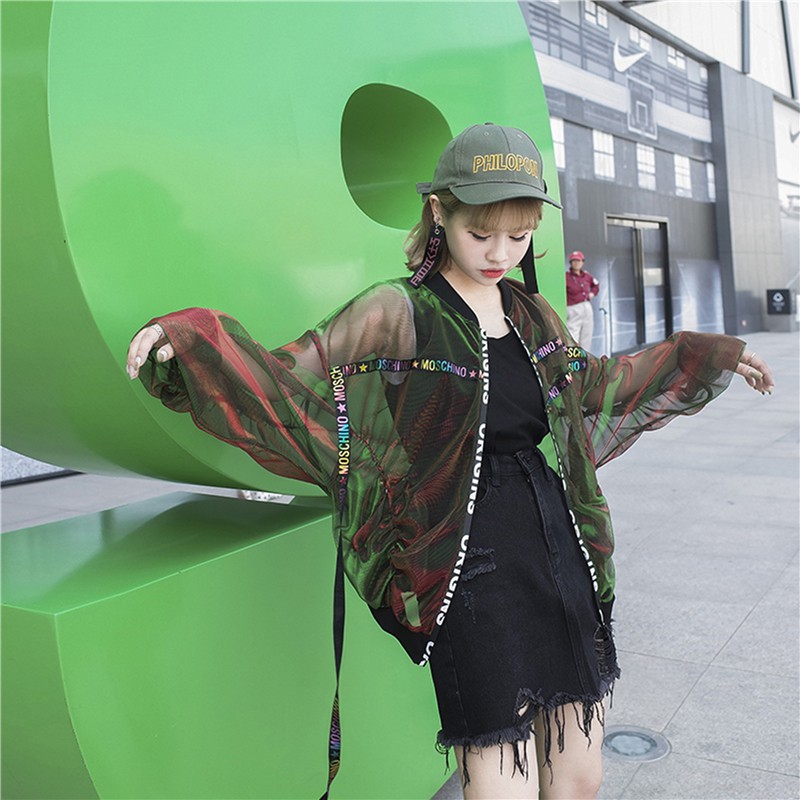 [CÓ SẴN] Áo khoác bomber lưới ulzzang #279 | BigBuy360 - bigbuy360.vn