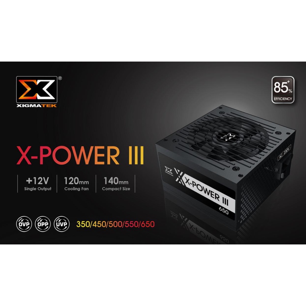Nguồn máy tính XIGMATEK X-POWER III X-350  230W - Phiên bản mới 2020
